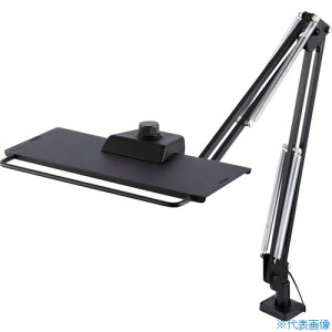 ■EXARMOLED 有機EL デスクライト OLED 検査用3灯タイプ 電球色 黒 LEX3132BK(3817424)