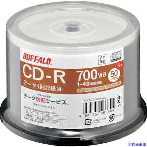 BUFFALO wfBA CD-R PCf[^p 700MB @l`l 50+5 ROCR07D055PWZ(3822056)