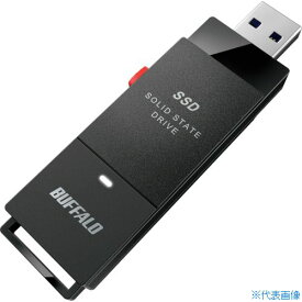 ■バッファロー PC対応 USB3.2(Gen2) TV録画 スティック型SSD 1TB ブラック Type-C付属 SSDSCT1.0U3BA(3847750)