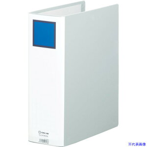 ■KING JIM キングファイル スーパードッチ<脱・着>イージー A4タテ型 青 とじ厚80mm 800枚 扉紙無し 2478GXAB(3858995)