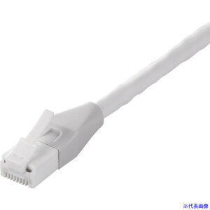 BUFFALO Cat6A c̐܂ȂLANP[u W Xg[g 10m zCg BSLS6ANU100WH(4096625)