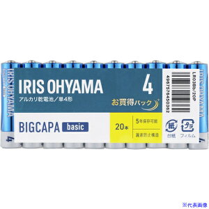 ��IRIS 102750 ���d�r BIGCAPA basic �P4�`20�{�p�b�N LR03BB20P(4150876)×36[�����ʓr�����ς�][�@�l����][�f�O���]