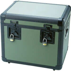 ■TRUSCO 万能アルミ保管箱 オリーブドラブ 480X360X410 TAC480OD(4162978)