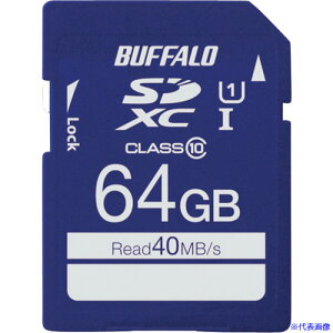 ��BUFFALO UHS�|I Class1 SDXC�J�[�h 64GB RSDC064GU1S(4170645)