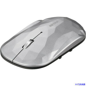 ��BUFFALO ���^ 5�{�^�� Bluetooth BlueLED�}�E�X �W�I���g���[ �V���o�[ BSMBB530GSV(4170657)