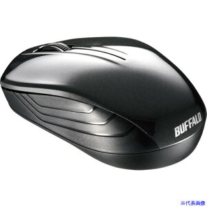 ��BUFFALO ���� BlueLED 3�{�^�� �X�^���_�[�h�}�E�X �u���b�N BSMBW107BK(4172207)