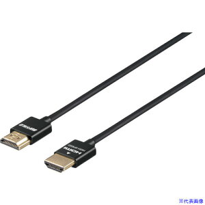 ���o�b�t�@���[ �C�[�T�l�b�g�Ή� HIGH SPEED HDMI�P�[�u�� �X�����^�C�v 2.0m �u���b�N BSHD3S20BK(4172291)[�����ʓr���ς�][�@�l�E���Ə�����][�f�O���]