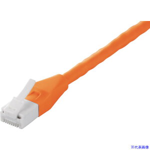 ��BUFFALO �c���̐܂�Ȃ�Cat6 LAN�P�[�u�� 3m �I�����W BL6TN30OR(4299788)[�����ʓr�����ς�][�@�l����][�f�O���]
