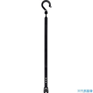 ��NICHIDO ���\�t�b�J�[ 400mm �ۃt�b�N�t �y�u���b�N�z BH400SHBK(4349581)