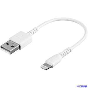��BUFFALO Lightning�P�[�u��(Type�|A to Lightning) MFi�F�؃��f�� 0.1m �z���C�g BSMPCL101WH(4527120)