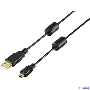 ���o�b�t�@���[ USB2.0 A to miniB �t�F���C�g�R�A�t�P�[�u�� 5.0m �u���b�N BU2AMNF50BK(4528237)[�����ʓr���ς�][�@�l�E���Ə�����][�f�O���]