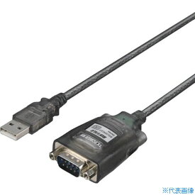 ■バッファロー USBシリアル変換ケーブル ブラックスケルトン 0.5m BSUSRC0705BS(4531206)