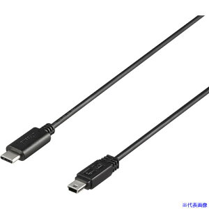 ��BUFFALO USB2.0�P�[�u�� C�|miniB 0.5m �u���b�N BU2CMN05BK(4538155)