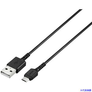 ��BUFFALO USB2.0�P�[�u��(Type�|A to microB) �X���� 3.0m �u���b�N BSMPCMB130BK(4539600)