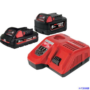��milwaukee M18 HO3.0Ah & 5.0Ah �X�^�[�g�L�b�g M18HNRG532JP(4576580)
