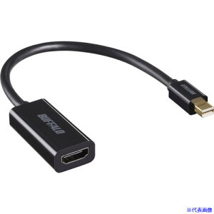 BUFFALO miniDisplayPort|HDMIϊA_v^ ubN BMDPHDBK(4577767)