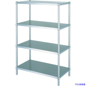 ���V���R�[ �X�e�����X���b�N(�x�^�I�^�C�v)4�i RBN4�^ SUS304 1188×438×1800 RBN412045(4598172)[�@�l����][������]