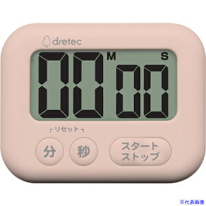 ■dretec 大画面タイマー「シャボン」 ピンク T614PK(4689485)