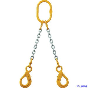 ■象印 チェーンスリング100(アイタイプ)荷重1.7t線径6.3mm L1.5m(2-MFF-SHE-6.3) 2MFFSHE6.3(4758269)