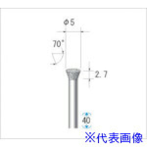 ���i�J�j�V �d��CBN�o�[ �t�e�[�p�[�^ ��5×2.7×����3 #120 70° 12514(4760719)