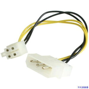��StarTech PC�d���P�[�u��/LP4 �| AXT12V�d���ϊ�/15cm/4�|4�s��/�I�X�E�I�X LP4P4ADAP(4929825)[�@�l����][�O������]