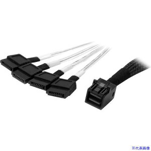 ��StarTech �h���C�u�P�[�u��/����Mini SAS/1m/SFF�|8643 �| 4x SATA/36�|7�s�� SAS43SAT1M(4931340)[�@�l����][�O������]