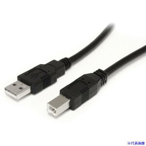 ��StarTech USB�P�[�u��/A�|B/9.1m/USB 2.0/480Mbps/�I�X�E�I�X/�u���b�N USB2HAB30AC(4931370)