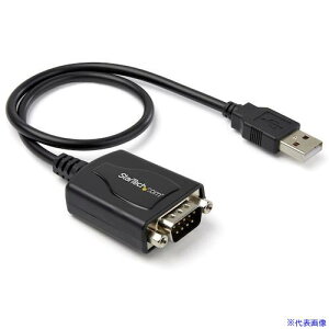 ■StarTech シリアル変換ケーブル/USB-A - RS232C/30cm/230Kbps/ブラック ICUSB2321X(4932920)