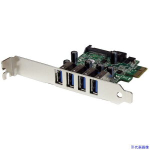 X^[ebN USB݃J[h/PCIe 2.0 - 4x USB-A/5Gbps/SATAd/UASP PEXUSB3S4V(4975408)[@lEƏ][O]