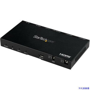 ��StarTech �r�f�I�X�v���b�^�[/HDMI/1����2�o��/4K60Hz/AUX & SPDIF/HDCP ST122HD20S(4975411)[�@�l����][�O������]