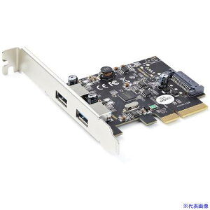 StarTech USB݃J[h/PCIe 3.0 | 2x USB|A/10Gbps/SATAd/UASP PEXUSB312A3(4975412)[@l][O]