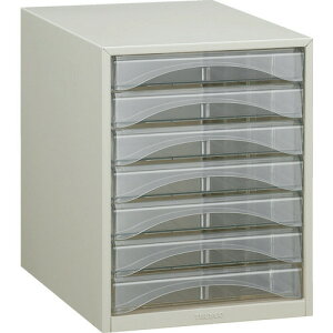 ■TRUSCO レターケース A4型・浅型タイプ 7段 A4S7P(5046734)