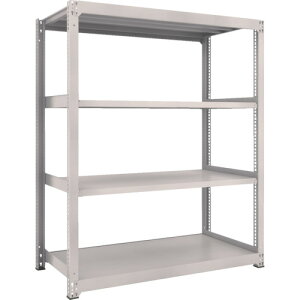 ��TRUSCO �X�`�[�����b�N M3�^���ʒI 1500×721×H1800 4�i �P�� �l�I�O���[ M36574(NG)(5065461)