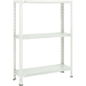 ■TRUSCO スチールラック 軽量棚 中棚ボルトレス型1800X450X1200 3段 ネオグレー L46X13(NG)(5108136)