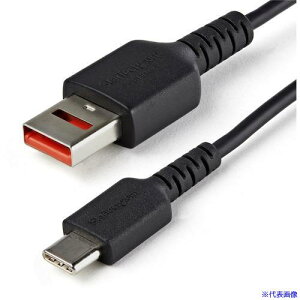 StarTech USB|CP[u/1m/[dp/Type|C | Type|A/12W/f[^ʐM@\Jbg/IX|IX/ubN USBSCHAC1M(5374257)
