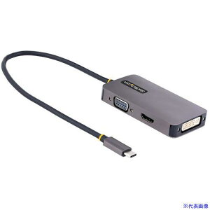 StarTech fBXvCA_v^[/USB|C | HDMI/DVI/VGA/4K60Hz, 1080p/rfI ϊ Ro[^[ 118USBCHDMIVGADVI(5389667)[@l][O]