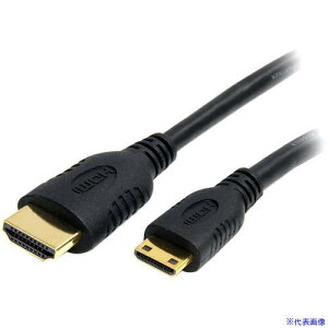 StarTech fBXvCϊP[u/Mini HDMI | HDMI 1.4/2m/4K30Hz/ubN/rfIRo[^[ HDACMM2M(5391277)[@l][O]
