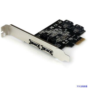 ���X�^�[�e�b�N PCI Express�J�[�h/x1/2x SATA 3.0����/�����E�O���|�[�g�I����/�|�[�g�}���`�v���C���Ή� PEXESAT322I(5398565)[�@�l�E���Ə�����][�O������]