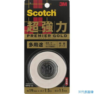��3M �X�R�b�` �����͗��ʃe�[�v �v���~�A�S�[���h ���p�r 19mm×1.5m KPG19(5423414)