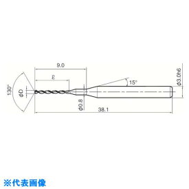 ■京セラ ファインマイクロドリル FDM−M FSAコーティング品 FSA FDM015M1(FSA)(5475635)[送料別途お見積り][法人限定][掲外取寄]