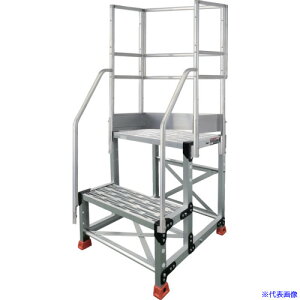 ��TRUSCO �A���~����Ɨp���� �O���[�`���O�^�C�v 2�i ����0.6m �V���@500×400 �i��300mm �t���Z�b�g�肷��t�� TSFGR256TF300(5515656)