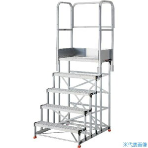 ��TRUSCO �A���~����Ɨp���� �O���[�`���O�^�C�v 5�i ����1.25m �V���@1000×400 �i��250mm �V��O���肷��t�� TSFGR510125TS250(5515702)[�����ʓr�����ς�][�@�l����][���[�J�[���]