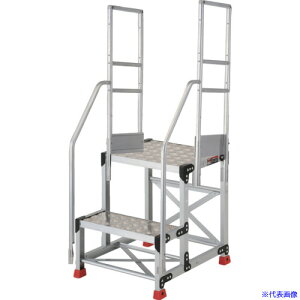 ��TRUSCO �A���~����Ɨp���� �Ȕ^�C�v 2�i ����0.7m �V���@500×400 �i��350mm �K�i���肷��t�� TSFC257TR350(5517267)