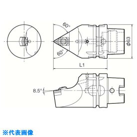 ■京セラ 複合加工機用旋削工具 外径加工用ホルダ WTEN T63HWTENNL16(5532396)[送料別途見積り][法人・事業所限定][掲外取寄]