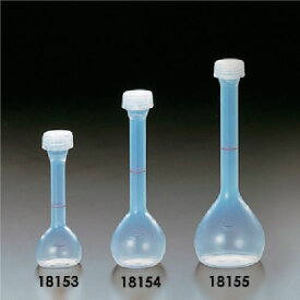 ■サンプラ PFAメスフラスコ 100ml 18155(5574994)[送料別途お見積り][法人限定][掲外取寄]