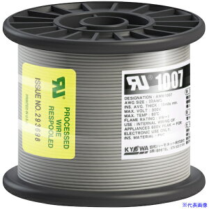 ��KY�OWA UL�ϔM�r�j���≏�d�� UL1007 AWG22 100M �D UL1007AWG22100MGY(5628622)[�����ʓr�����ς�][�@�l����][���[�J�[���]