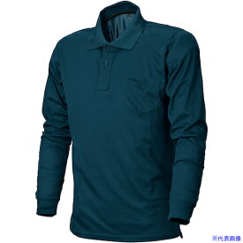 ■リンクサス クイックドライロングポロシャツ ネイビー 3L LXS0180053L(5636923)[送料別途見積り][法人・事業所限定][外直送]