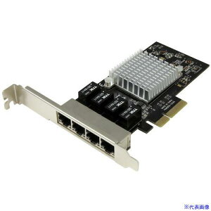 ���X�^�[�e�b�N �l�b�g���[�N�A�_�v�^�[�J�[�h/PCI Express x4/4�|�[�g/�M�K�r�b�g RJ45 LAN �J�[�h ST4000SPEXI(5743759)[�@�l�E���Ə�����][�O������]