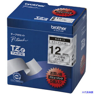 ��brother Tze�e�[�v ������/�����e�[�v /12mm (�����p�p�b�N5��) TZE131V(5806938)