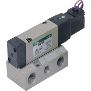 ��CKD �d���� �p�C���b�g��5�|�[�g�كZ���b�N�X�o���u 4K�V���[�Y 12C Rc3/8 DC24V 4KB41010DC24V(5807743)